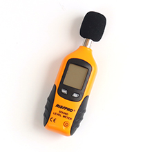 Handheld decibel meter