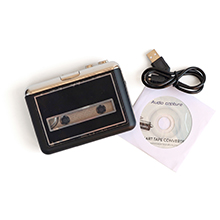 Tape to digital converter with cord and software