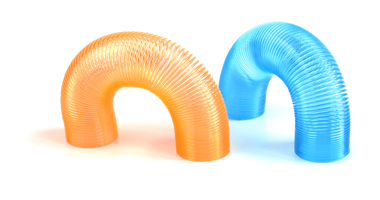 colorful slinky toys