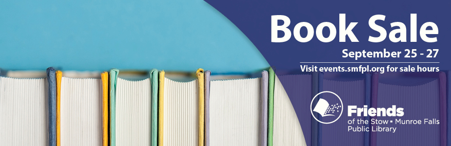 Book Sale September 25-27. click for details